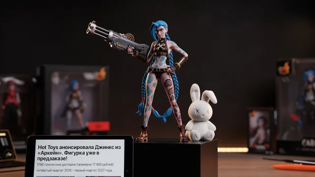 Hot Toys анонсировала Джинкс из «Аркейн». Фигурка уже в предзаказе!
